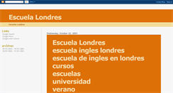 Desktop Screenshot of escuela-londres.blogspot.com