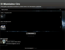 Tablet Screenshot of elmismisimociro.blogspot.com