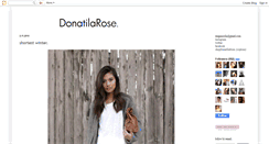 Desktop Screenshot of donatilarose.blogspot.com