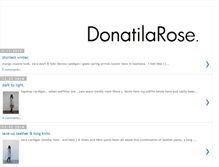 Tablet Screenshot of donatilarose.blogspot.com