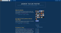 Desktop Screenshot of andrewtaylorpoetry.blogspot.com