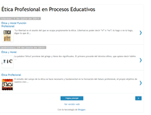 Tablet Screenshot of eticaenprocesoseducativos.blogspot.com