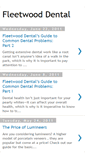 Mobile Screenshot of fleetwooddental.blogspot.com