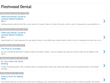 Tablet Screenshot of fleetwooddental.blogspot.com