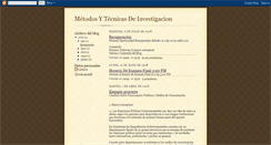 Desktop Screenshot of metodosytecnicas1.blogspot.com