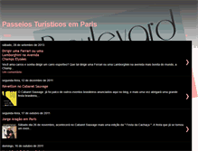Tablet Screenshot of passeiosemparis.blogspot.com