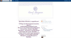 Desktop Screenshot of carolmarquesacessories.blogspot.com