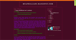 Desktop Screenshot of myaprilliani.blogspot.com