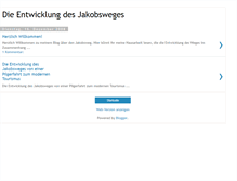 Tablet Screenshot of hausarbeitjakobsweg.blogspot.com