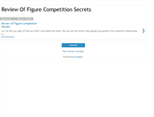 Tablet Screenshot of figure-competition-secrets-review.blogspot.com