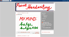 Desktop Screenshot of mypenmanship.blogspot.com