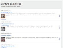Tablet Screenshot of maritospapirblogg.blogspot.com