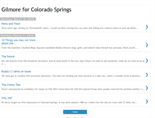 Tablet Screenshot of gilmoreforcoloradosprings.blogspot.com