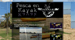 Desktop Screenshot of pescandoenkayak.blogspot.com