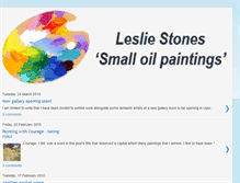 Tablet Screenshot of lesliestones.blogspot.com