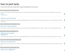 Tablet Screenshot of howtopicklocks.blogspot.com