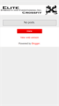 Mobile Screenshot of elite-crossfit-class.blogspot.com