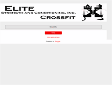 Tablet Screenshot of elite-crossfit-class.blogspot.com