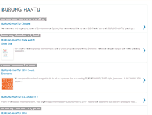 Tablet Screenshot of burunghantu2010.blogspot.com