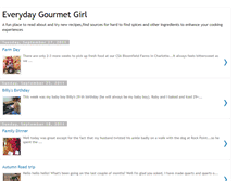 Tablet Screenshot of everydaygourmetgirl.blogspot.com