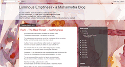 Desktop Screenshot of luminousemptiness.blogspot.com