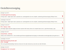 Tablet Screenshot of gezichtsverzorging-zoekertjes.blogspot.com