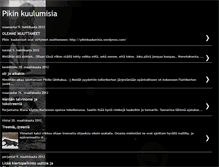 Tablet Screenshot of pikinkuulumisia.blogspot.com