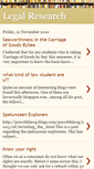 Mobile Screenshot of legalresearch-llm.blogspot.com