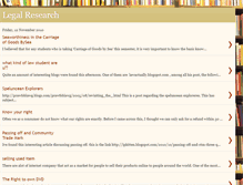 Tablet Screenshot of legalresearch-llm.blogspot.com