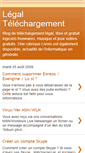 Mobile Screenshot of legal-telechargement.blogspot.com