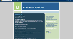 Desktop Screenshot of aboutmusicspectrum.blogspot.com