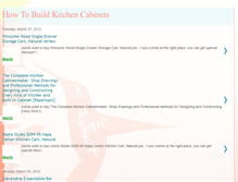 Tablet Screenshot of howtobuildkitchencabinets.blogspot.com