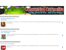 Tablet Screenshot of comunidadcarmelita.blogspot.com