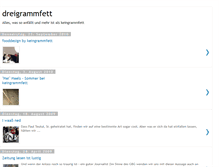 Tablet Screenshot of dreigrammfett.blogspot.com