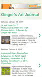 Mobile Screenshot of gingersartjournal.blogspot.com