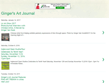 Tablet Screenshot of gingersartjournal.blogspot.com