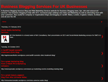 Tablet Screenshot of businessbloggingservices.blogspot.com