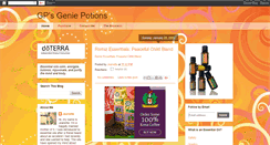 Desktop Screenshot of gpgeniepotions.blogspot.com