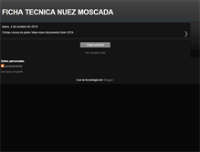 Tablet Screenshot of fichanuezmoscada.blogspot.com