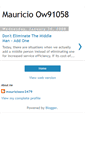 Mobile Screenshot of mauricioow44168.blogspot.com