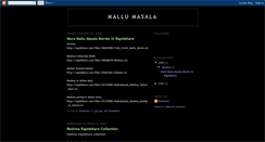 Desktop Screenshot of mallumasala-666.blogspot.com