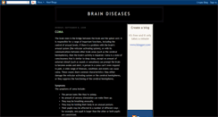 Desktop Screenshot of brain-diseases.blogspot.com