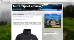 Desktop Screenshot of buitensport-review.blogspot.com