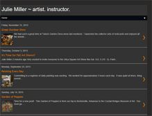 Tablet Screenshot of juliemillerstudio.blogspot.com