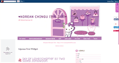 Desktop Screenshot of kyumincople.blogspot.com