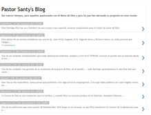 Tablet Screenshot of pastorsantyblog.blogspot.com