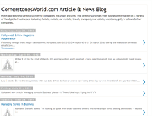 Tablet Screenshot of cornerstonesworld.blogspot.com