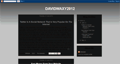 Desktop Screenshot of davidwaxy2012.blogspot.com