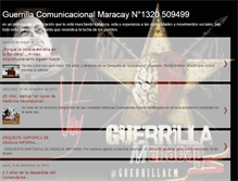 Tablet Screenshot of guerrillacm.blogspot.com