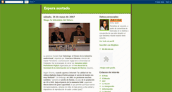 Desktop Screenshot of esperasentado.blogspot.com